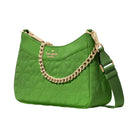 Kate Spade Flower Quilted Fabric Convertible Crossbody Ks Green