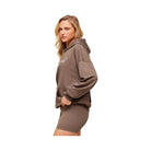 Gymshark All Seasons Graphic Hoodie - Soft Brown