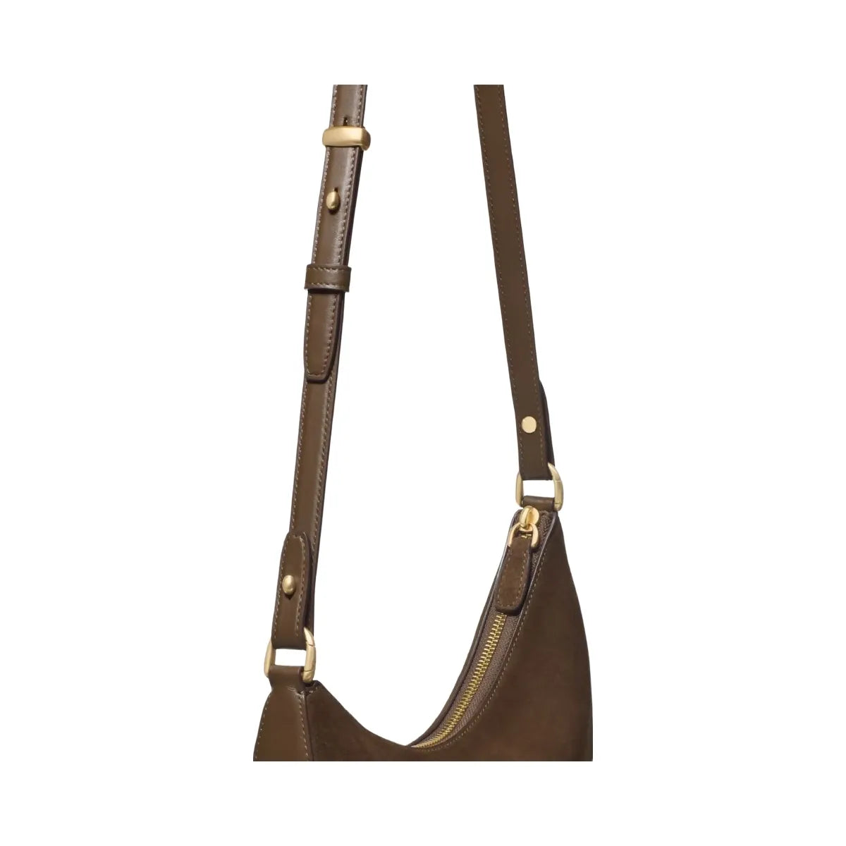Kate Spade Duo Suede Crossbody Burnt Sage