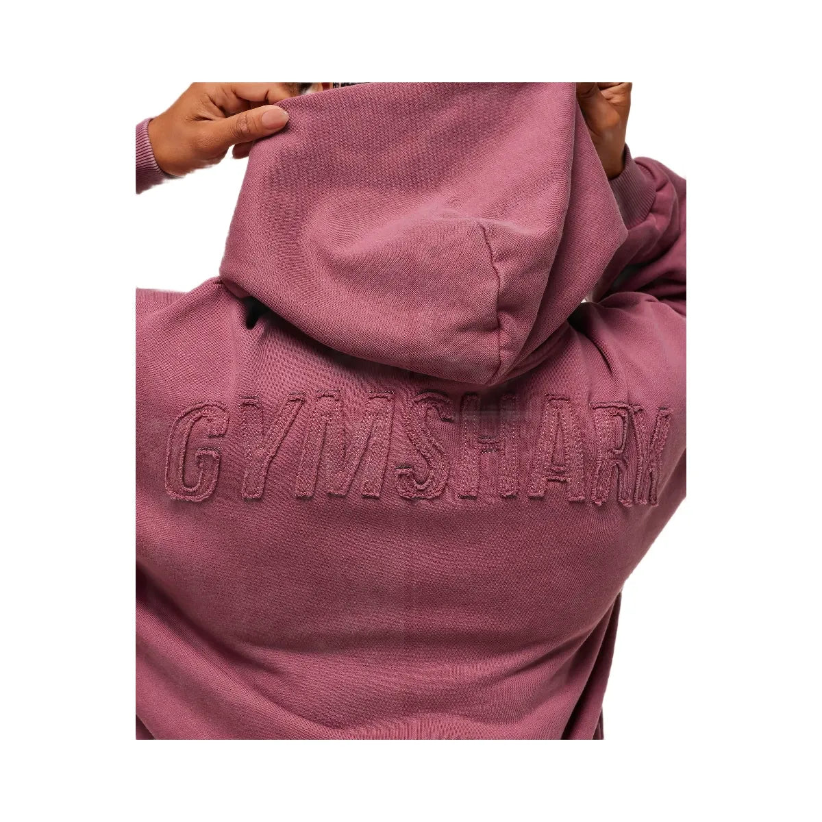 Gymshark Power Washed Oversized Hoodie - Reset Pink/Acid Wash Small Ball