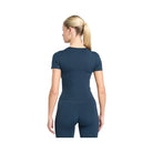 Gymshark Everyday Seamless Tight Fit Crew Neck Tee - Navy