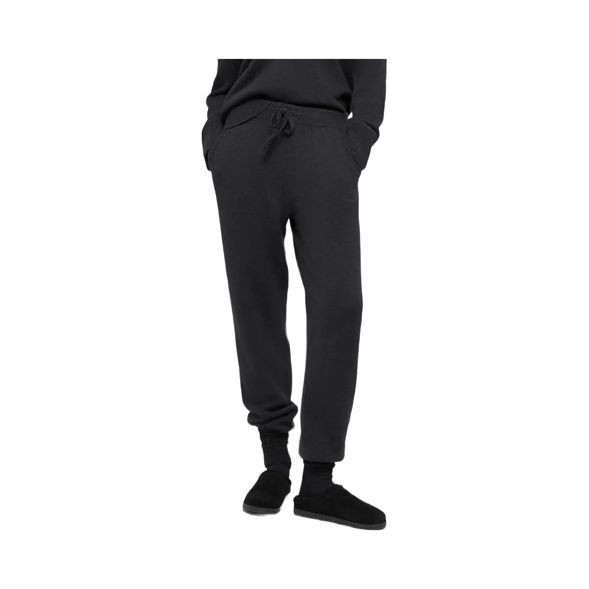Alo Women's Wool Cashmere High-Waist New Class Jogger - Black