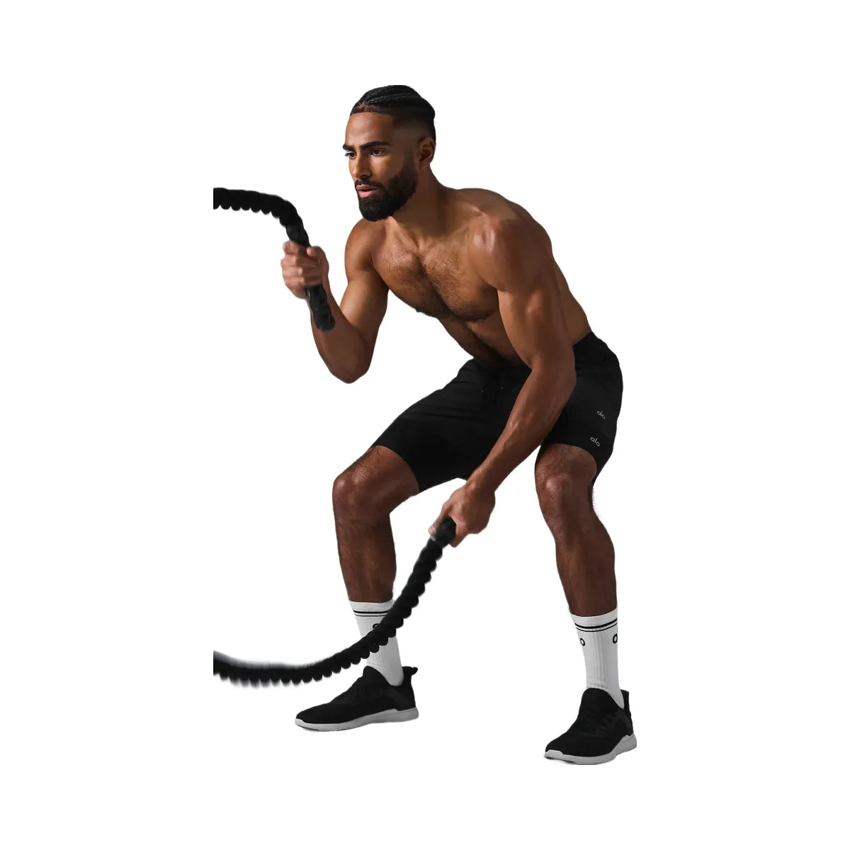 Alo Men's 9" Flight Compression Short - Black