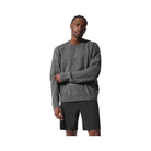 Alo Men's Unisex Wool Cashmere New Class Crewneck Sweater - Platinum Grey