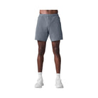 Alo Men's 7" Conquer React Performance Short - Steel Grey