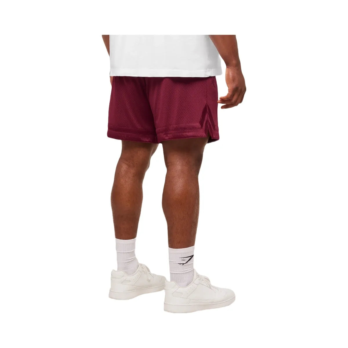 Gymshark Campus Mesh Shorts - Rich Maroon