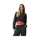 Alo Women's Cropped Breezy Full-Zip Cover Up - Black