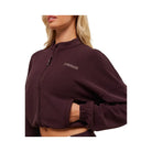 Gymshark Waffle Midi Zip Up Jacket - Cherry Purple