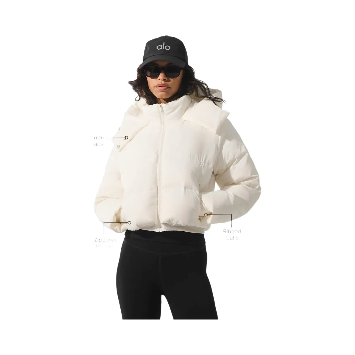 Alo Women's Foxy Puffer Jacket - Ivory