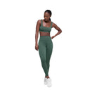 Alo Women's Softsculpt Precision Bra - Clover Green