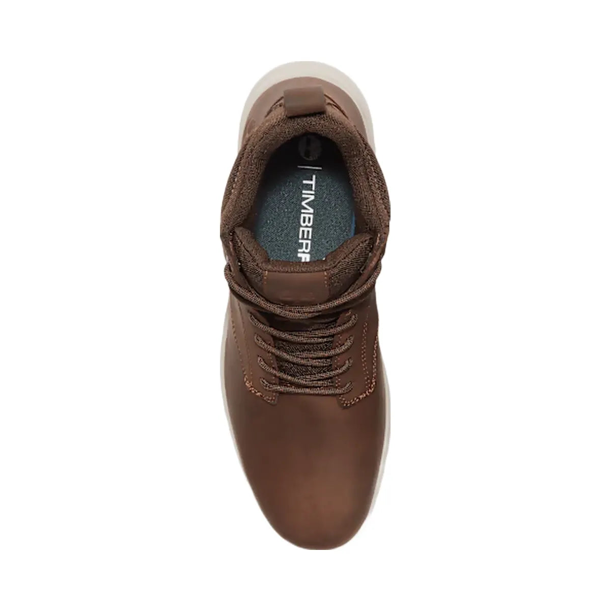 Timberland Men's Parker Street High-Top Sneaker Dark Brown Full-Grain
