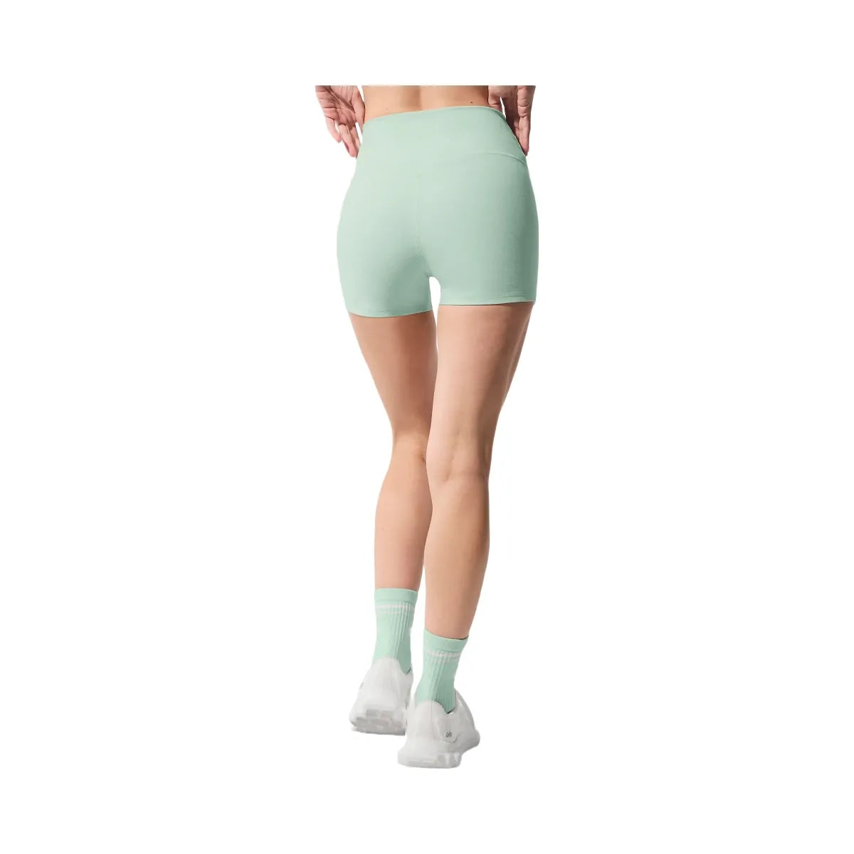 Alo Women's Alosoft High-Waist Carefree Short - Spearmint Heather