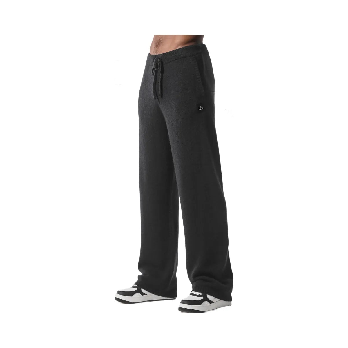 Alo Men's Wool Cashmere New Class Sweatpant - Black