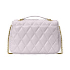 Kate Spade Carey Quilted Small Flap Crossbody Pale Amethyst