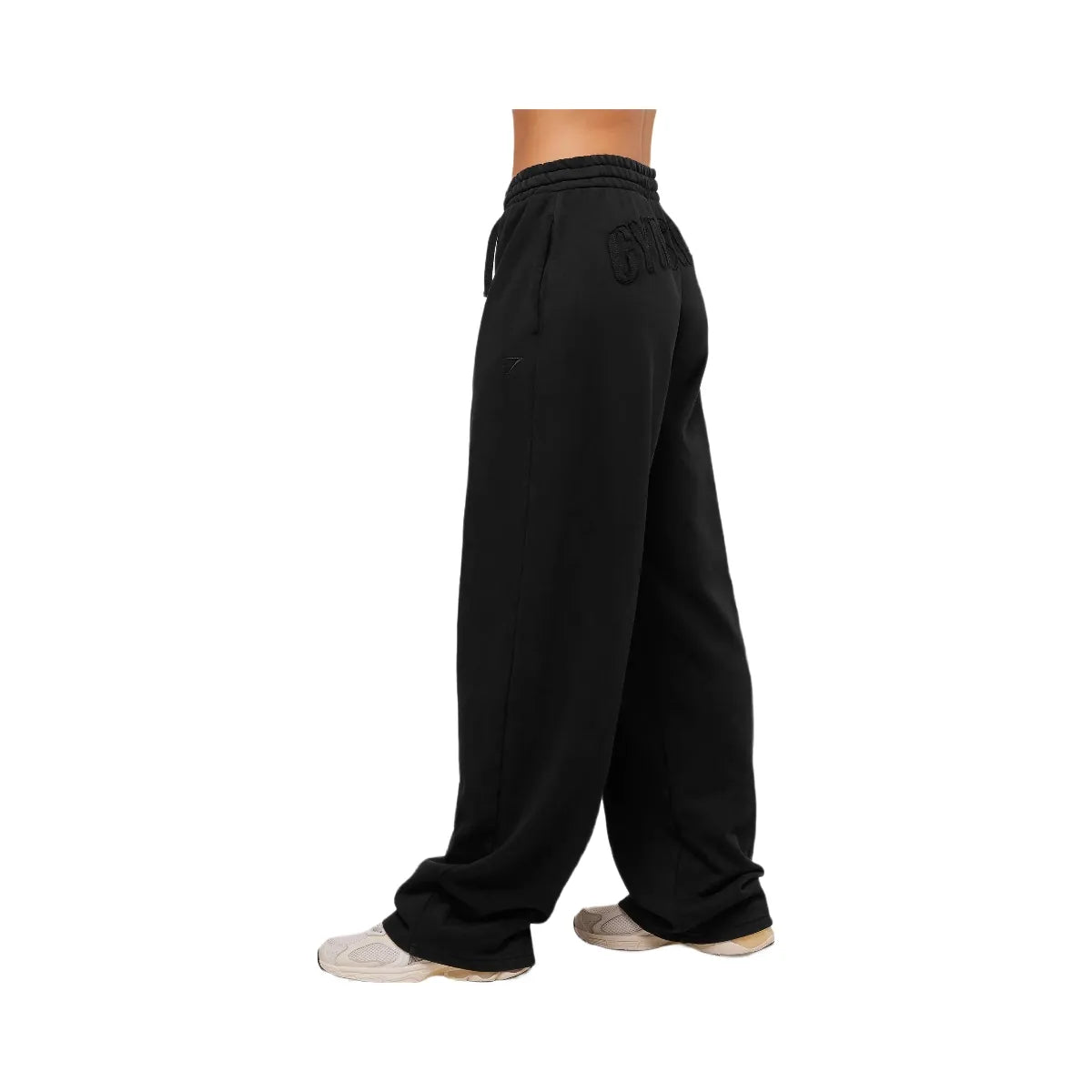 Gymshark Power Washed Joggers - Black/Acid Wash Small Ball