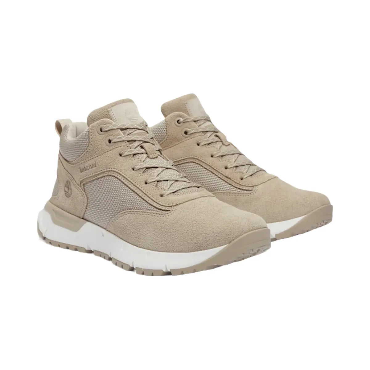 Timberland Voyager Park Mid Lace-Up Sneaker Light Taupe Suede Men'S