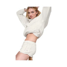 Alo Women's Polar Fleece Retreat Short - Ivory