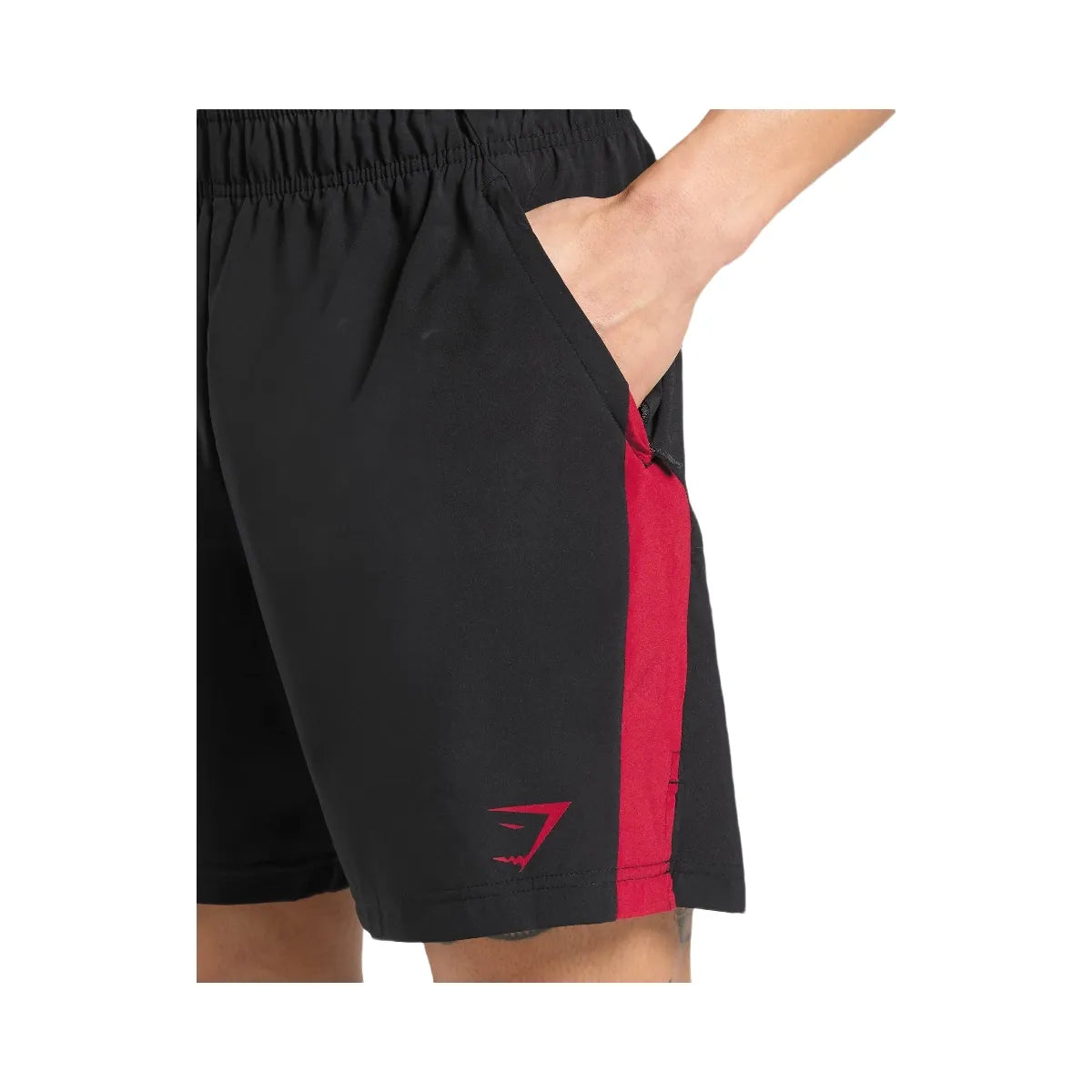 Gymshark Sport 7" Shorts - Black/Conditioning Red