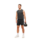 Gymshark Lightweight Seamless Tank - Black/Silhouette Grey