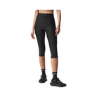 Alo Women's Airlift Mesh High-Waist Just Right Capri - Black