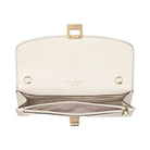 Kate Spade Phoebe Straw Turnlock Wallet on chain Natural Multi