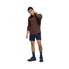 Alo Men's Conquer 1/4 Zip Reform Long Sleeve - Brownstone