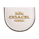 Coach Medium Corner Zip Wallet In Signature Canvas With Floral Print Signature Canvas-Gold-Light Khaki Chalk Multi