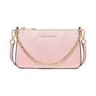 Michael Kors Jet Set Medium Saffiano Leather Crossbody Bag Powder Blush