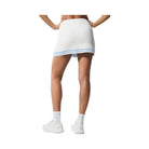 Alo Women's Tennis Club Sweater Knit Skirt - White/Seashell Blue