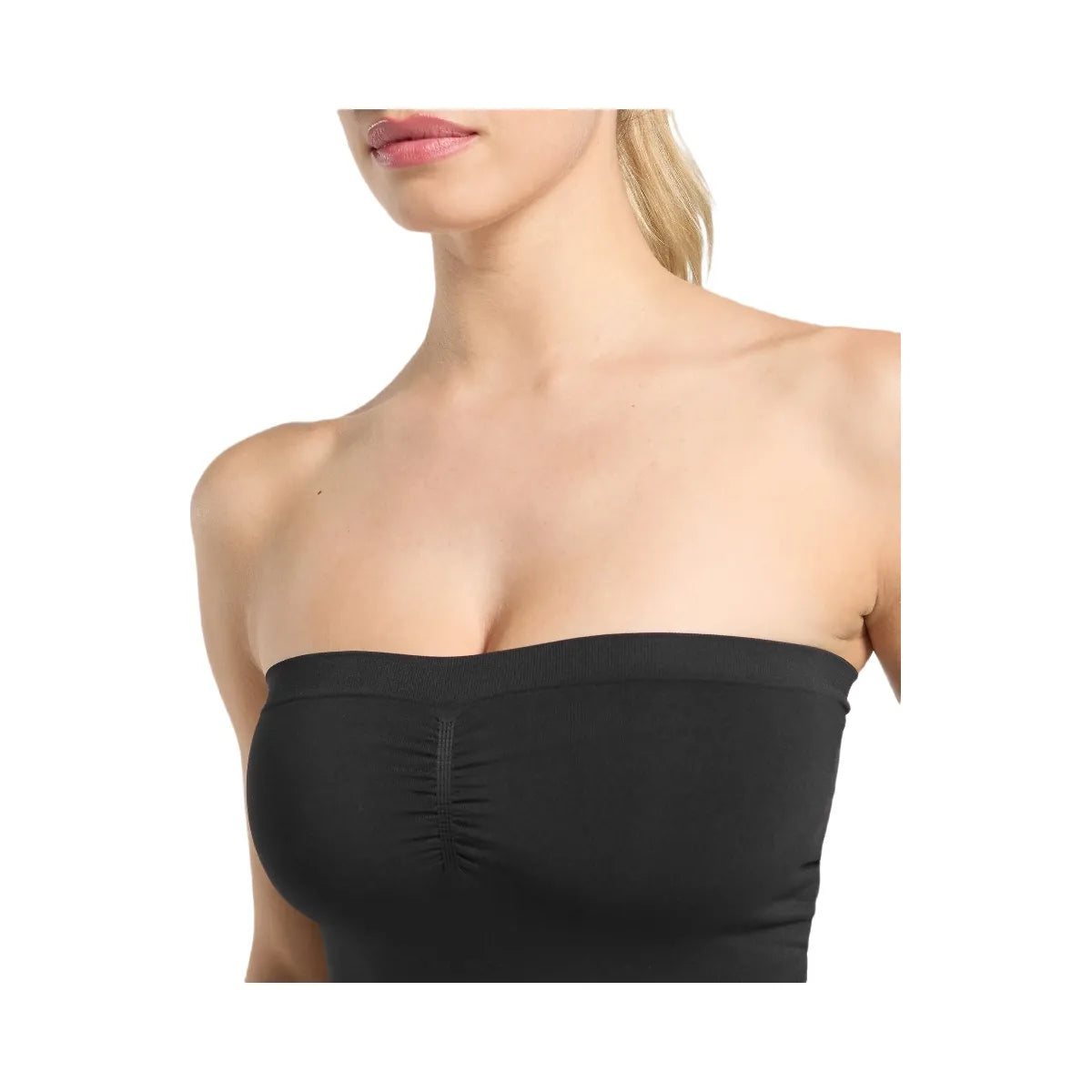 Gymshark Everyday Seamless Midi Tube Top - Black