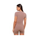 Gymshark Everyday Seamless Tight Fit Crew Neck Tee - Chestnut Pink