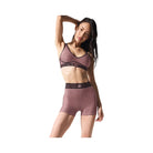 Alo Women's Airlift High-Waist Line Up Short - Smoky Quartz