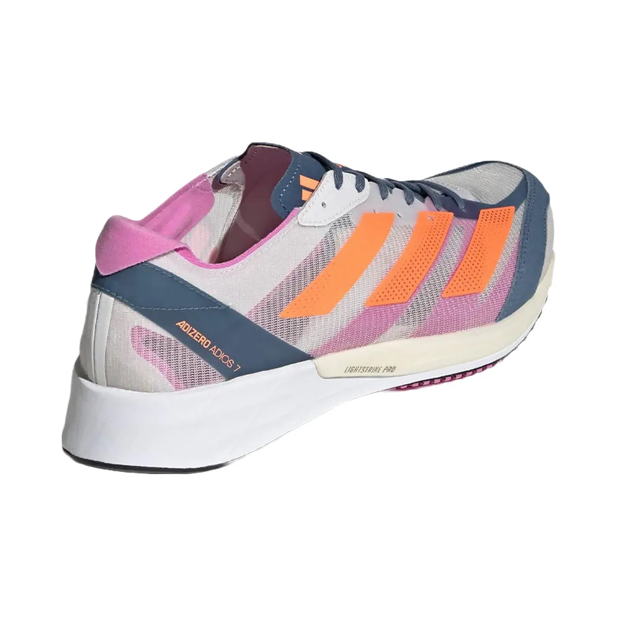 Adidas Adizero Adios 7 Dash Grey Solar Orange Wonder Steel