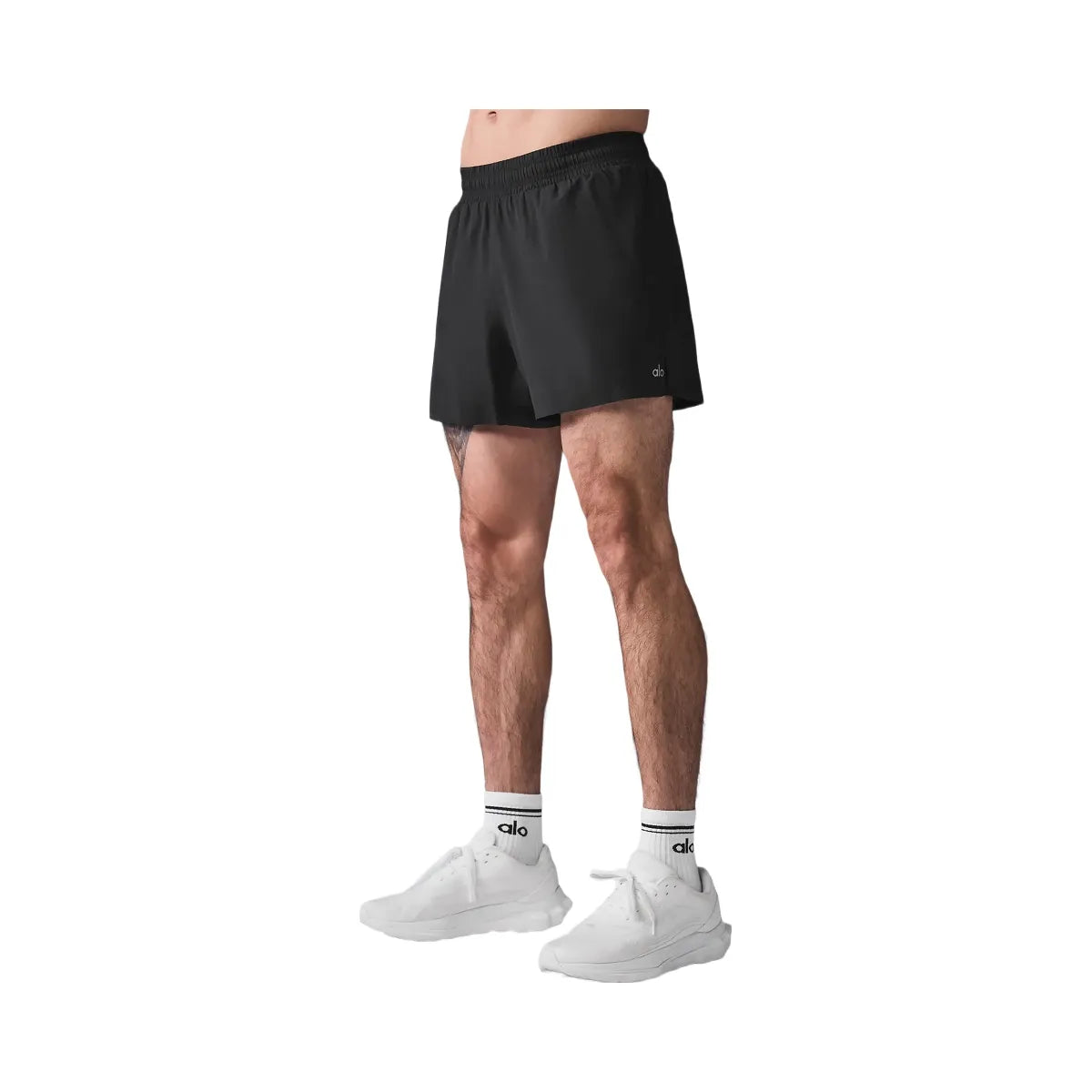 Alo Men's 5" Adapt Running Short - Black