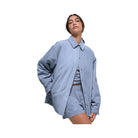 Alo Women's Socialite Shacket - Winter Frost