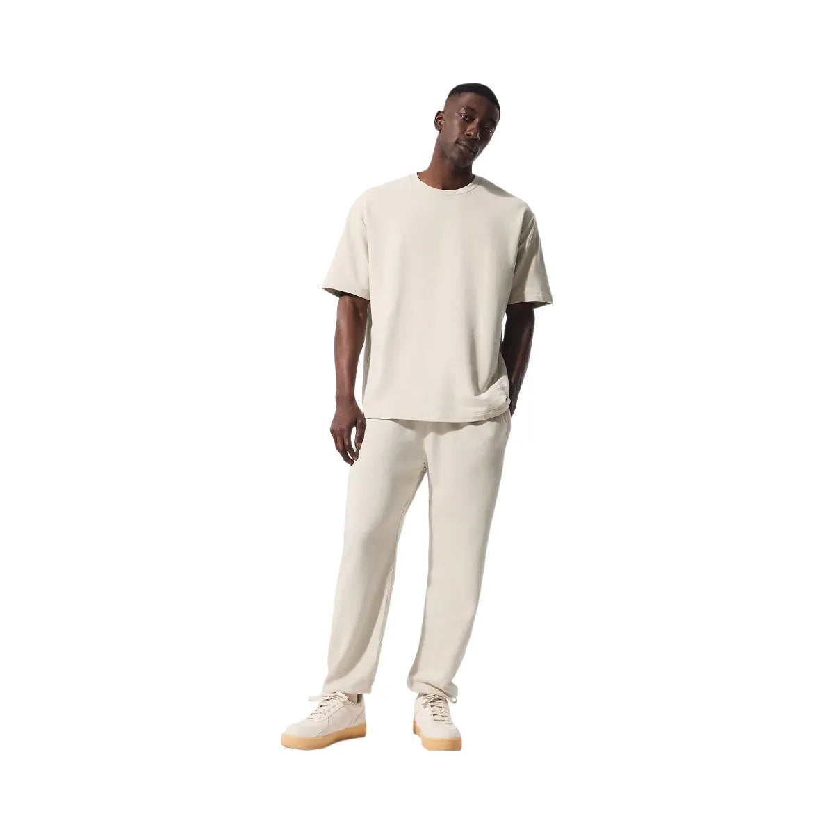 Alo Men's Double Take Short Sleeve - Bone