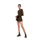 Alo Women's High-Waist Socialite Short - Espresso