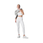 Alo Women's 7/8 High-Waist Airbrush Legging - White
