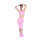 Alo Women's soft Center Stage Bra - Candy Heart Pink