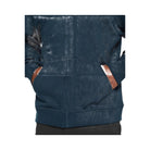 Gymshark Crest Oversized Zip Up Hoodie - Navy