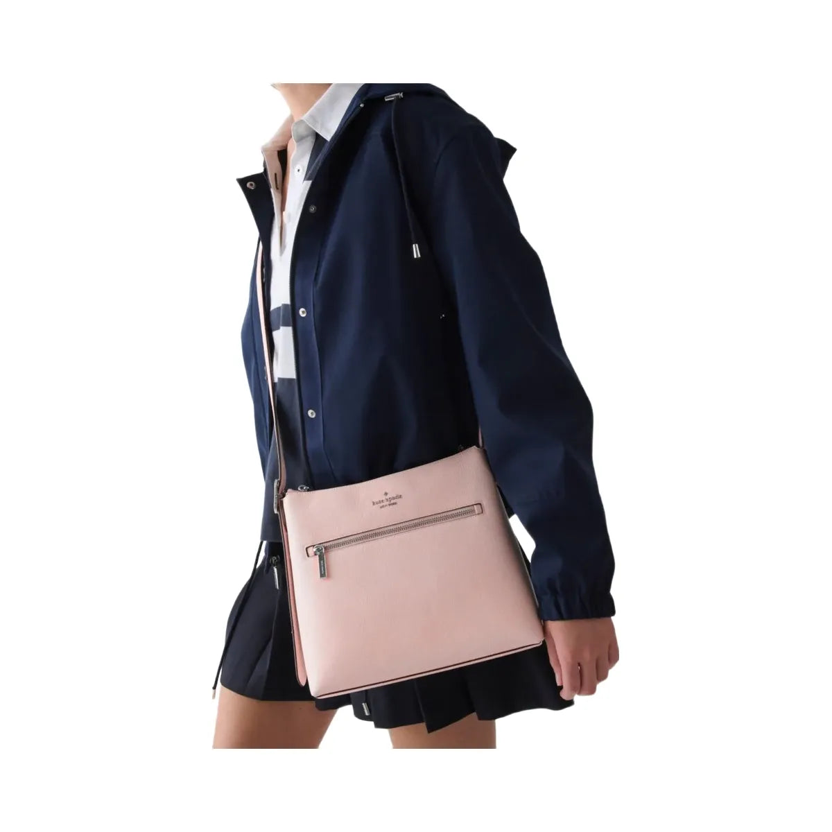 Kate Spade 454 Large Swingpack Buckle Crossbody Tutu Pink