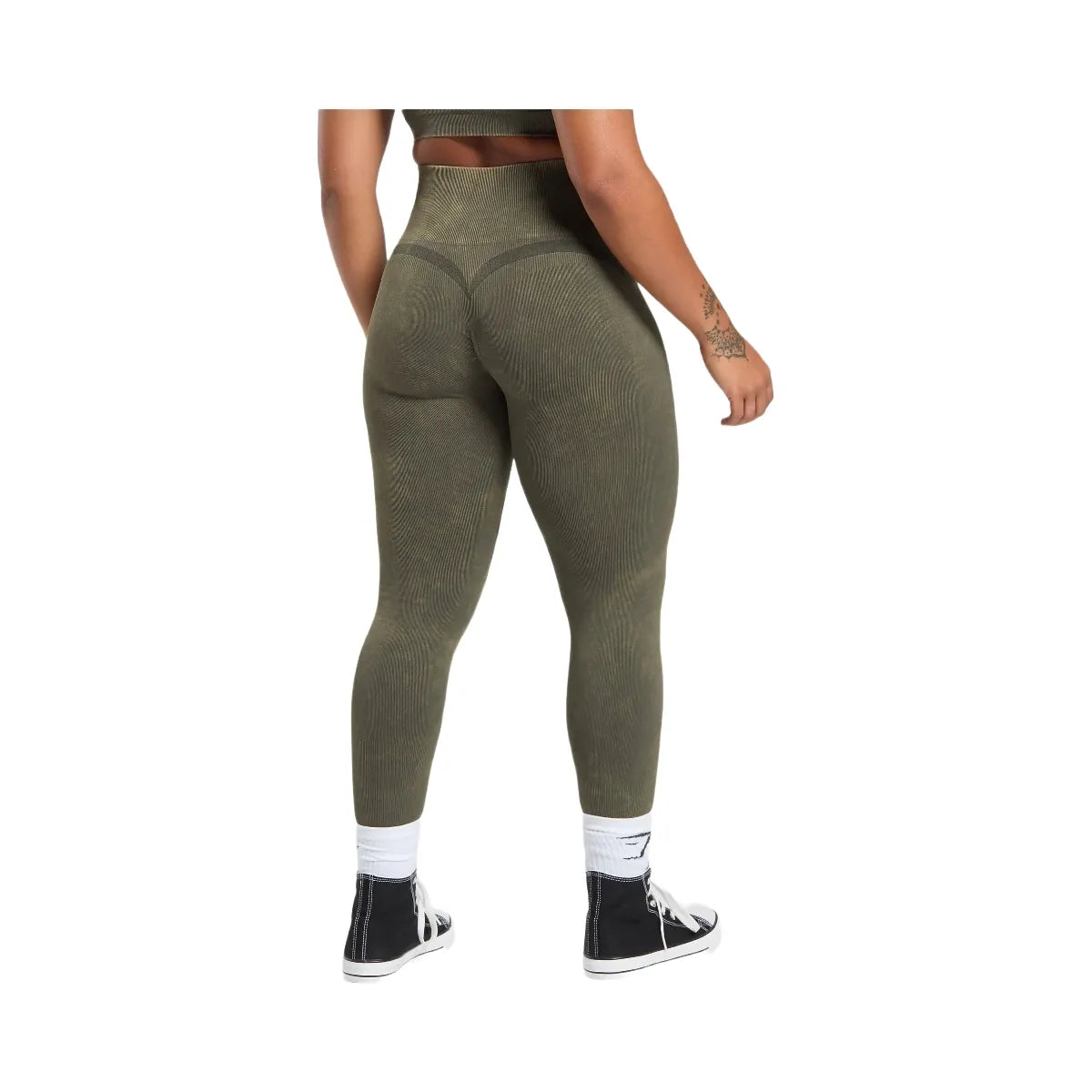 Gymshark Gains Seamless Leggings - Strength Green
