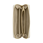 Coach Long Zip Around Wallet In Sketch Signature Canvas Signature Canvas-Gold-Ivory