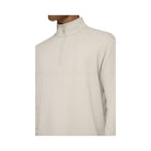 Alo Men's Double Take Long Sleeve 1/4 Zip - Bone