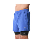 Alo Men's Conquer React 2-In-1 Performance Short - Marathon Blue/Black