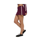 Alo Women's Track Star Mini Skirt - Burgundy