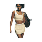 Alo Women's Airbrush Better Together Tennis Skirt - Candlelight Yellow/White