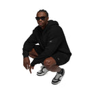 Alo Men's Sports Club Sweater Knit Hoodie - Black