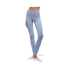 Alo Women's Airbrush High-Waist Heart Throb Legging - Winter Frost/White