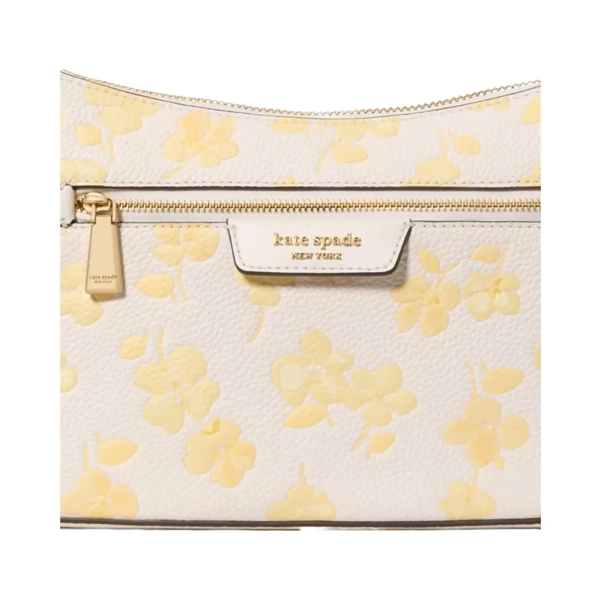 Kate Spade Hudson Spring Pansies Convertible Crossbody Yuzu Jam Multi